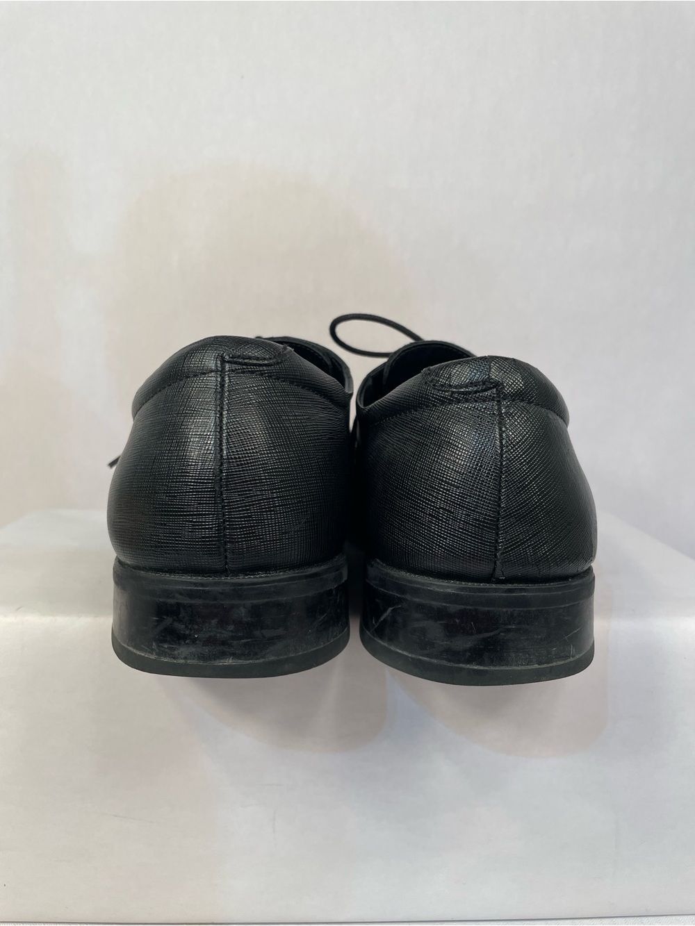 Calvin Klein Classic Black Men's Leather Dress Shoes - Lace-Up Oxford -Gunther - Picture 8 of 9